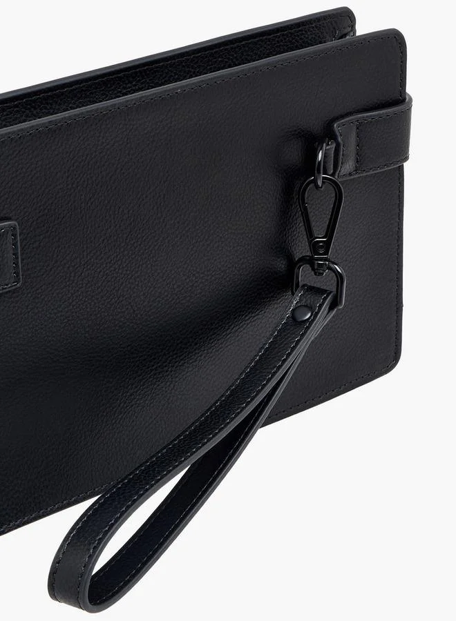 DUCHINI BLACK Men Wristlet Strap Pouch for Men | Best Price UAE